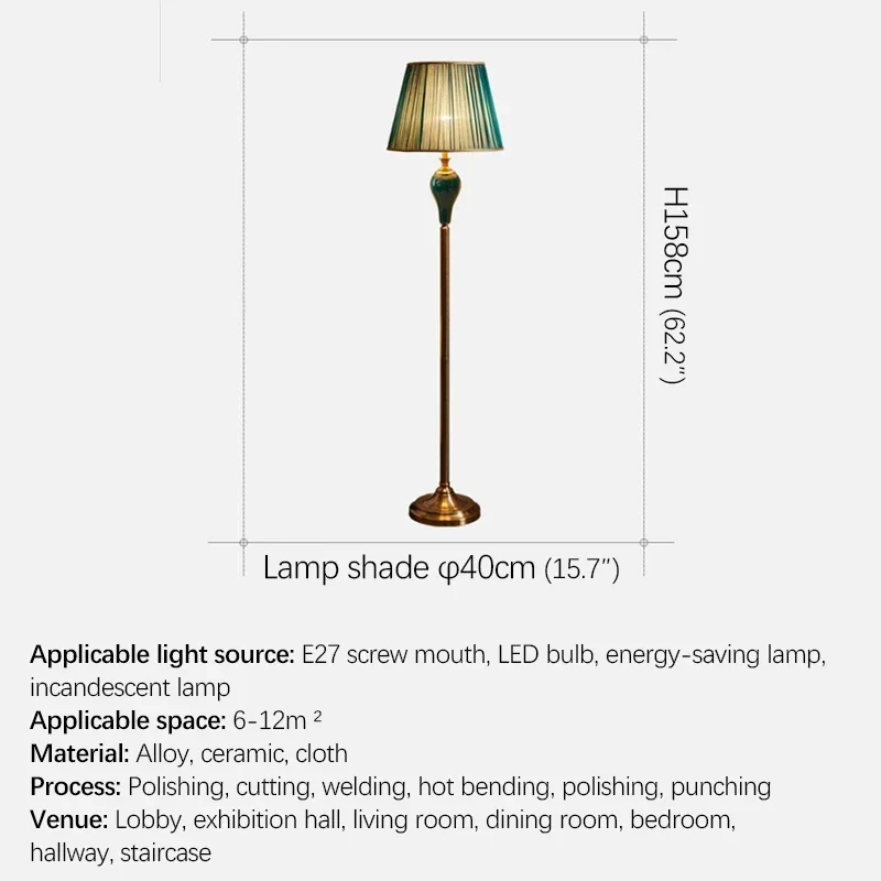 ALBERT Modern Ceramic Floor Lamp LED Nordic Creative Fashion Standing Lighting For Home Living Room Bedroom Study Decor