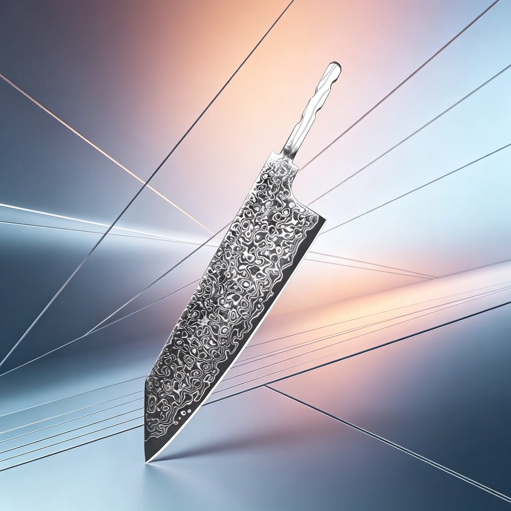 Meat Slicer Replacement Blade - Premium Şam Çelikli Satır Bıçağı, El