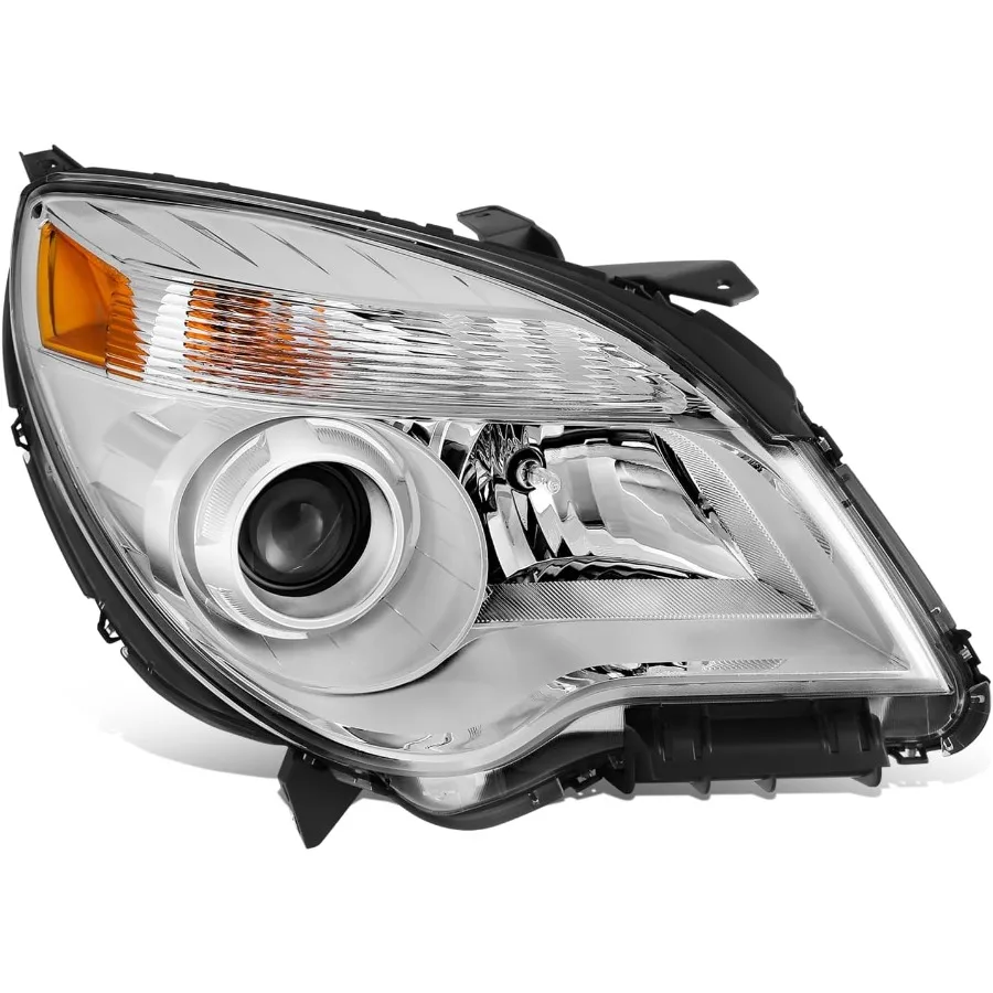 

Фара в сборе, совместимая с 20102015, Chevrolet Equinox LTZ, правая сторона пассажира GM2503352, хромированный корпус, прозрачный