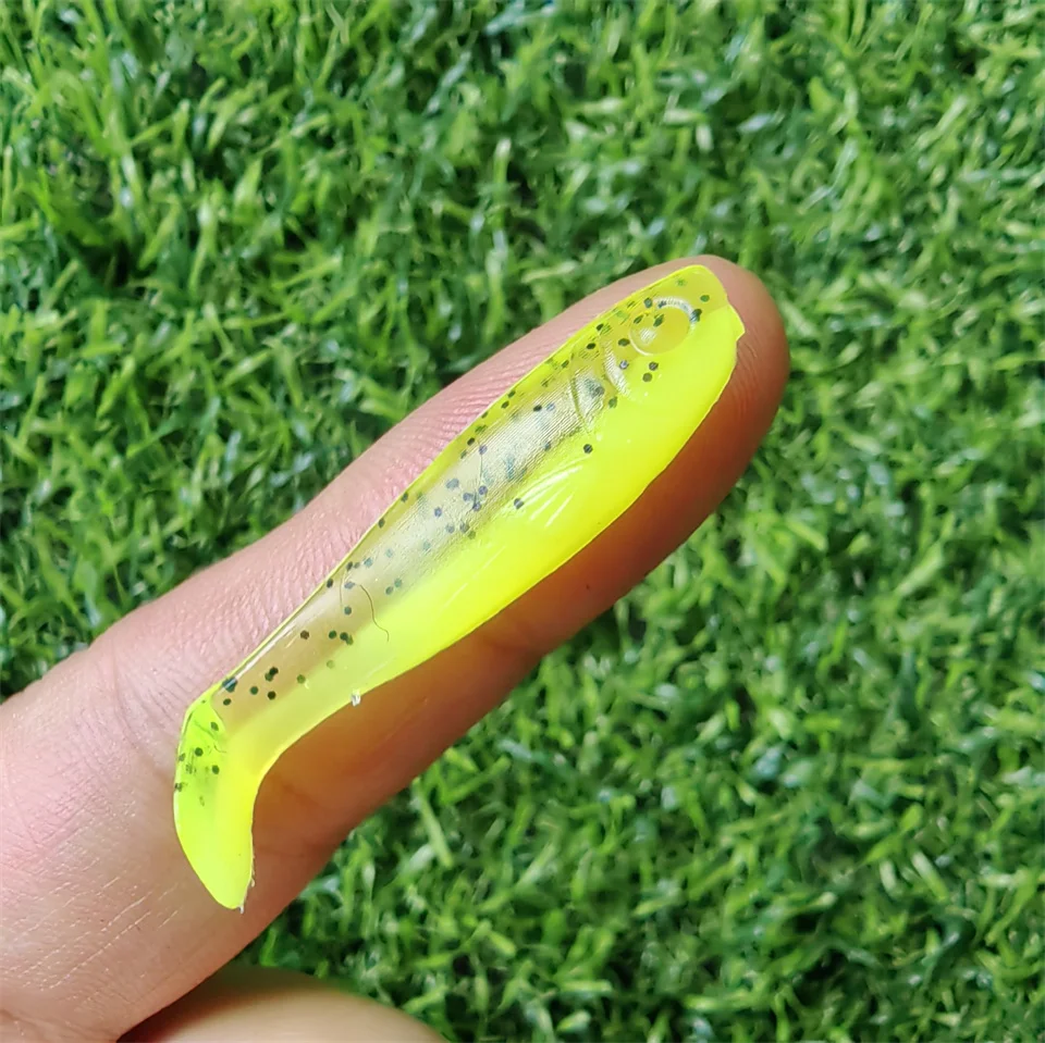 MUKUN 10 teile/los Shad Wurm Weichen Köder T Schwanz Jigging Wobbler Angeln Köder Tackle Bass Pike Aritificial Silikon Swimbait – Detail 15