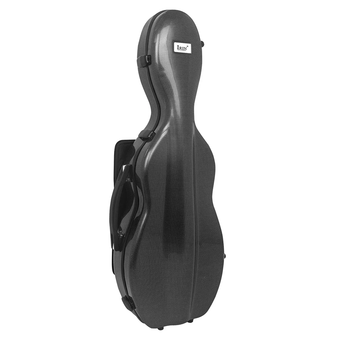 IRIN 4/4 Violin Case Carbon Fibre Violin Box Backpack Lightweight Double Shoulder Strap Bag With Hygrometer Violin Accessories