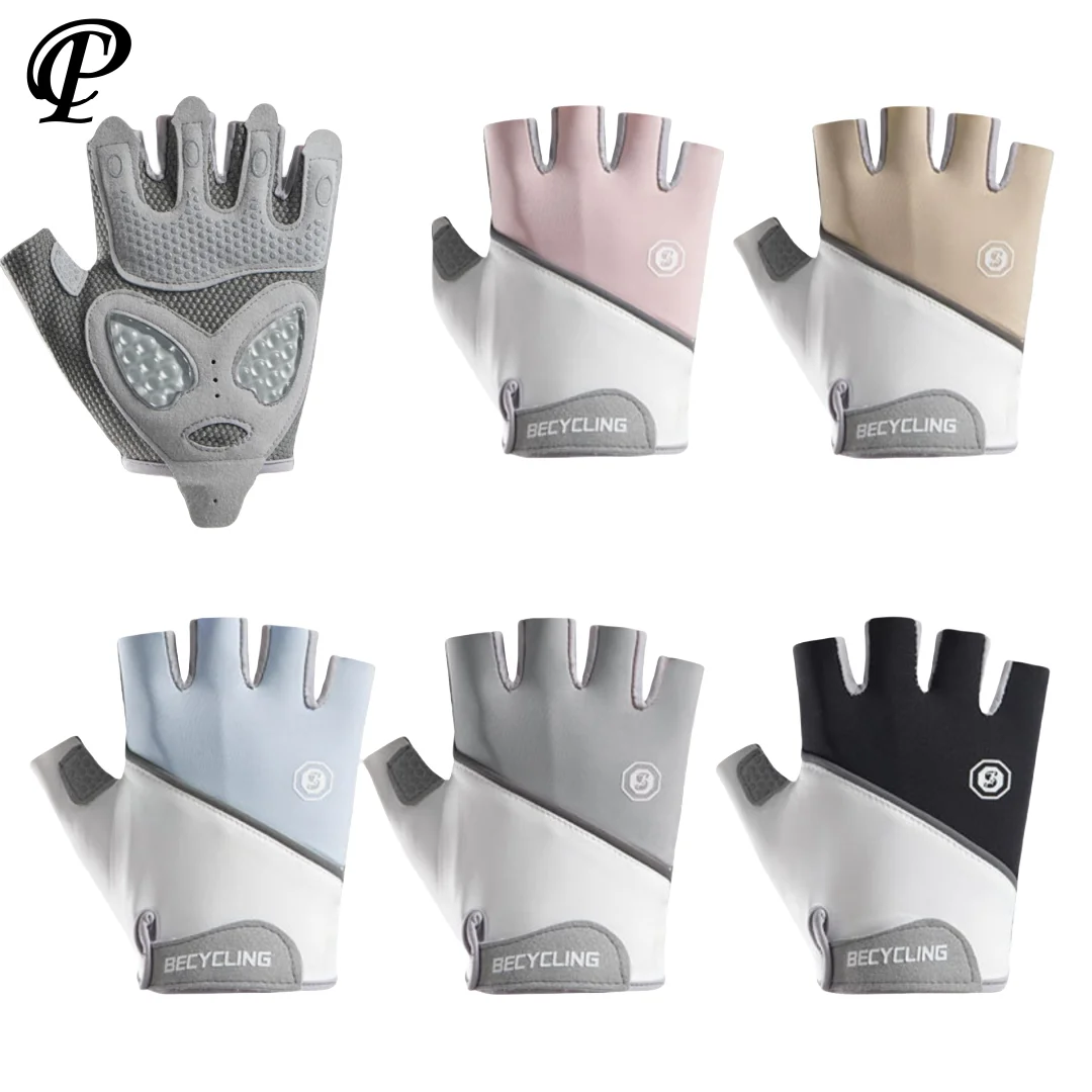 

Motorcycle Gym Fitness Gloves Half Finger Road Mountain Non-slip Gel Pad Weightlifting Shock-Absorbing ciclismo Riding Gloves