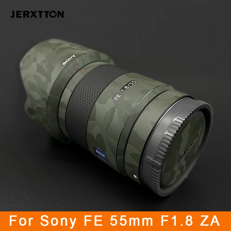 55 1.8 objektív kupak Reve sony antiscratch camer matrica Pártfogó Körülzár fólia Alapanyag Hátvéd Matrica számára Vas 55mm F1.8 ZA SEL55F18Z