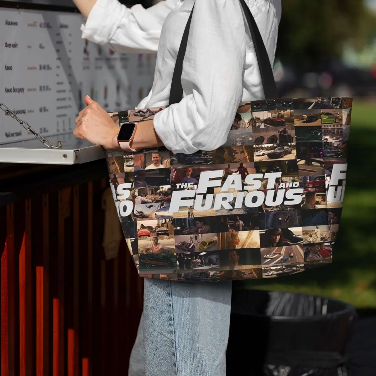 

Fast And Furious - Legends - Tribute Beach Tote Bag Sport Gym Yoga Duffle Large Tote Bag Women Travel Bag Fitness bag