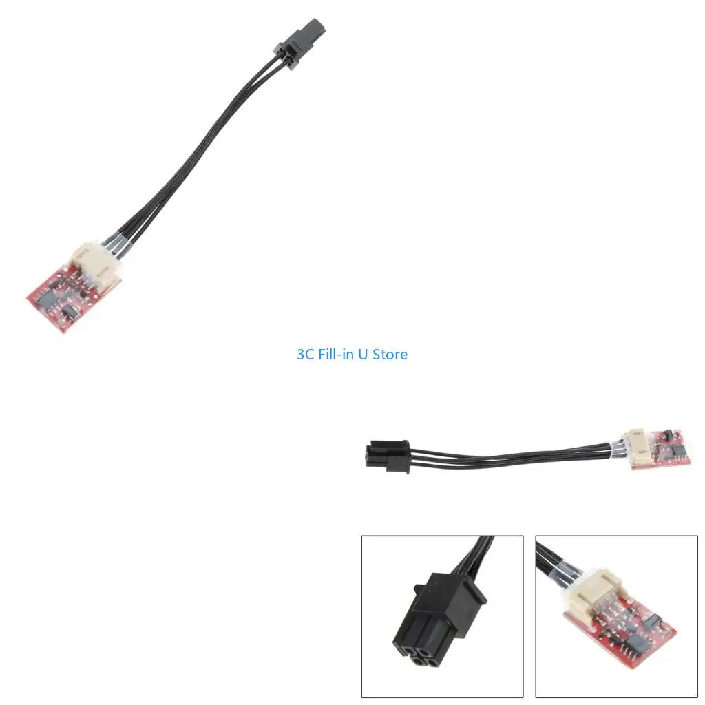 

G8TA 4Pins 12V PWM RED DEVIL Fan Simulator/Spoofer/Remover for WhatsMiner M21S M31S