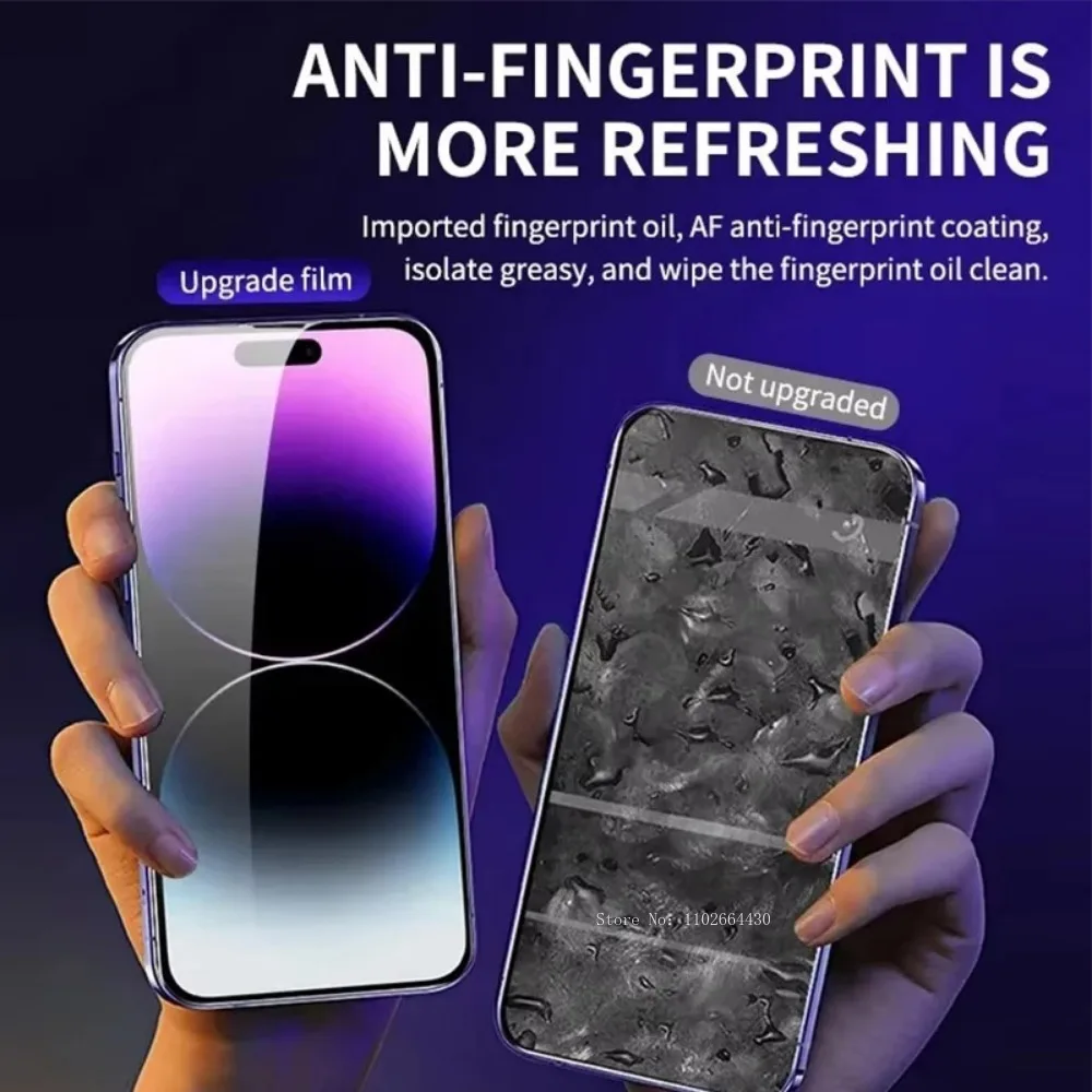 Easy Installation Tempered Glass For iPhone 16 Pro Max 16 Plus 15+ 15 Pro Max 16 Pro Dust Bubble Free Privacy Screen Protector