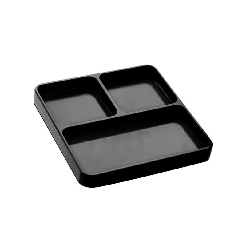 Vassoio portautensili portatile in lega di alluminio per supporto sicuro per parti in miniatura per manutenzione auto