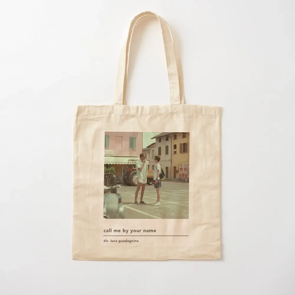 minimalist call me by your name poster Tote Bag woman shopping bag Women's tote bag shopping handbag