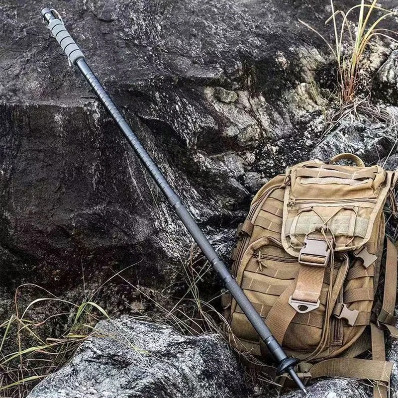 Alpinizmu na świeżym powietrzu personel ze stopu aluminium wielofunkcyjna kempingowy drążek do wspinaczki awaryjnej