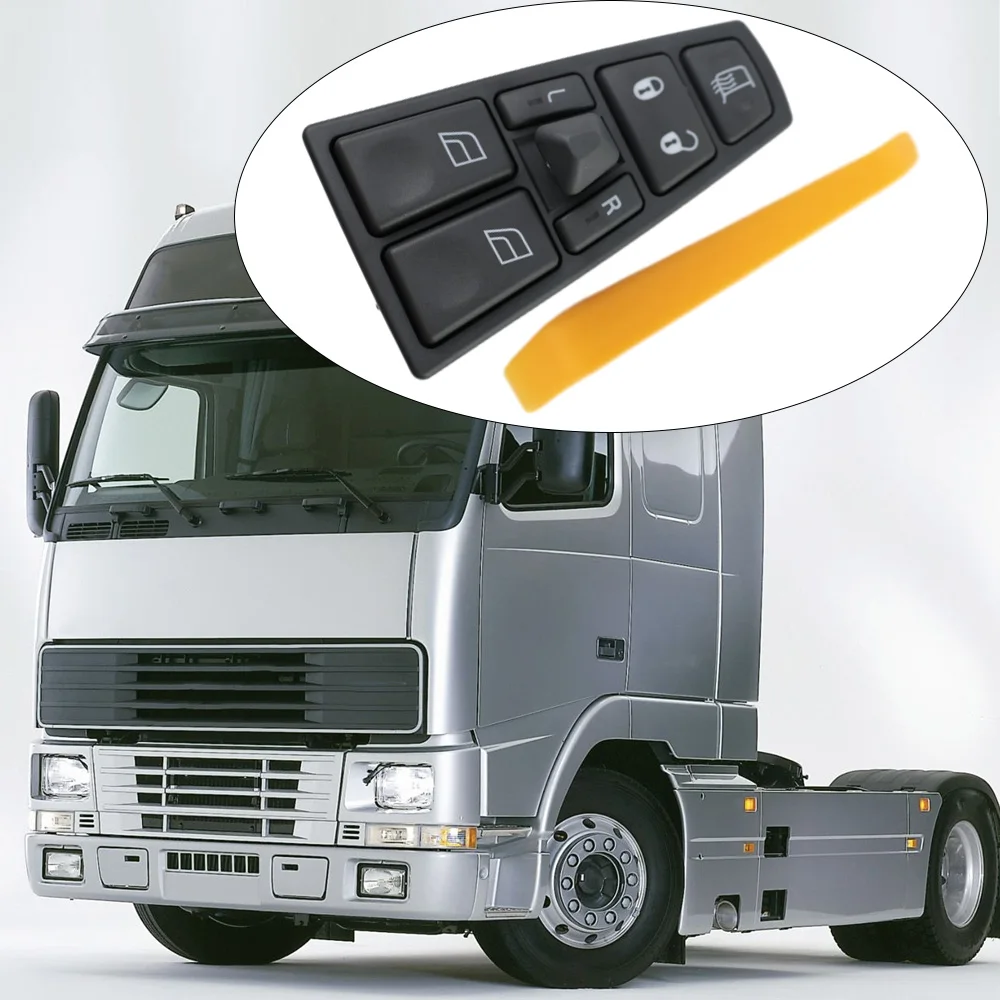 

20568857 Black Master Control Window Switch for Volvo Truck FH12 FM VNL Auto Parts 20953592 2075297 20452017