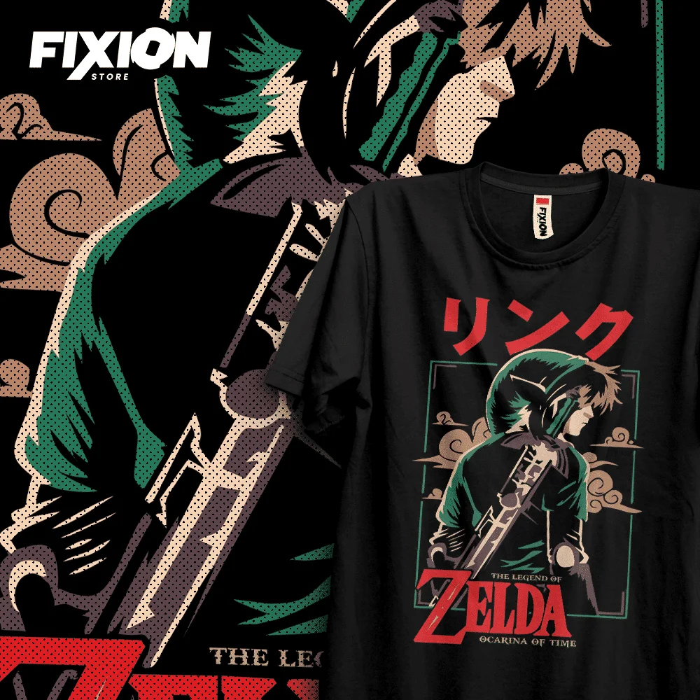 

zel – Link Espalda Anime T Shirt Manga Gift For Anime Lover All Size Cotton