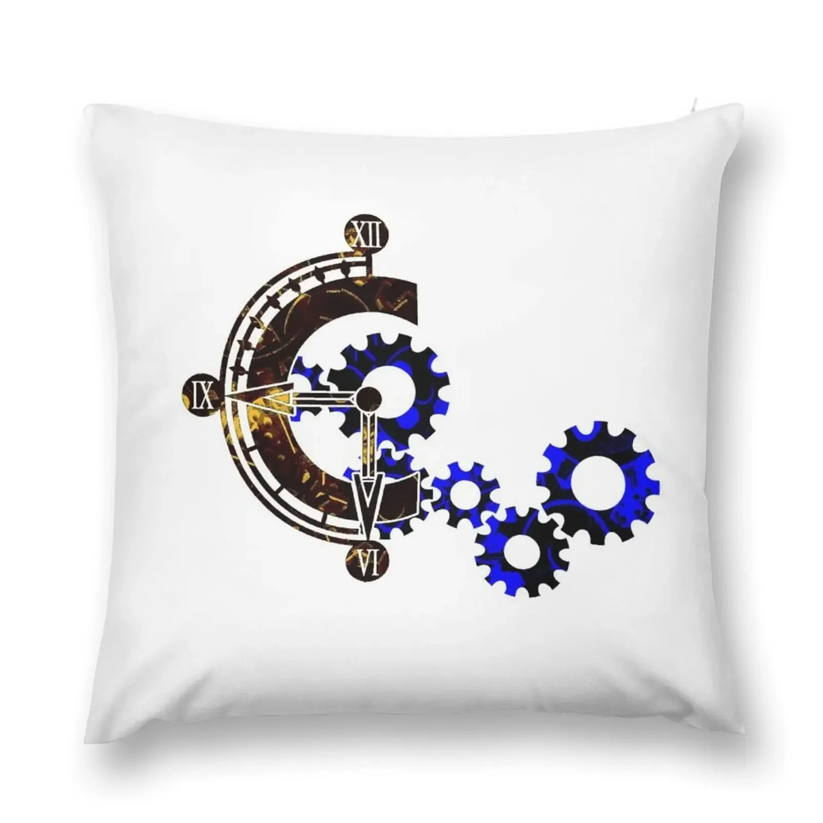 Chrono Gears Logo Throw Pillow Christmas Covers For Cushions Sofa Cushions Covers pillow