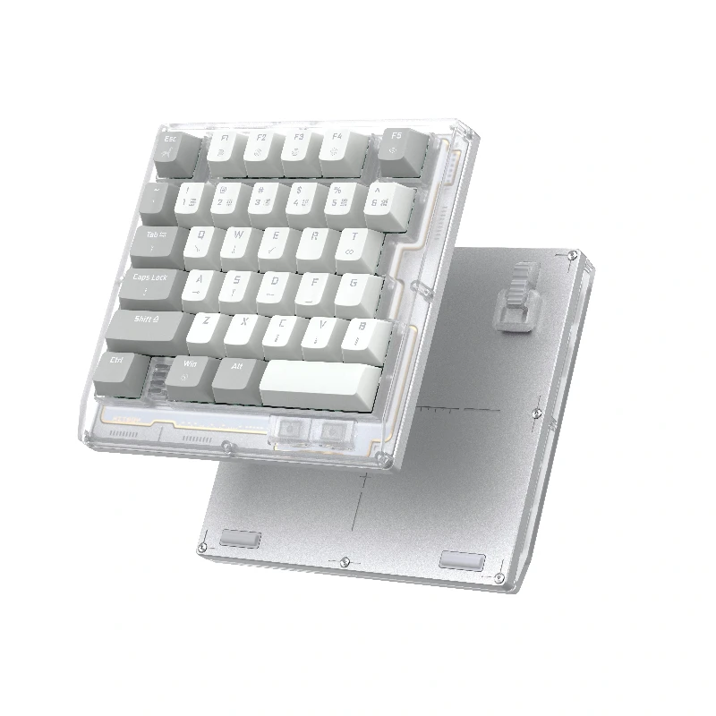 คีย์บอร์ด Teamwalf Hitboy Hk35 สวิตช์แม่เหล็กแบบมีสาย อลูมิเนียม RT0.005 คีย์บอร์ดแบบกำหนดเอง รูปแบบเลือดซ้าย สำหรับเล่นเกม FPS