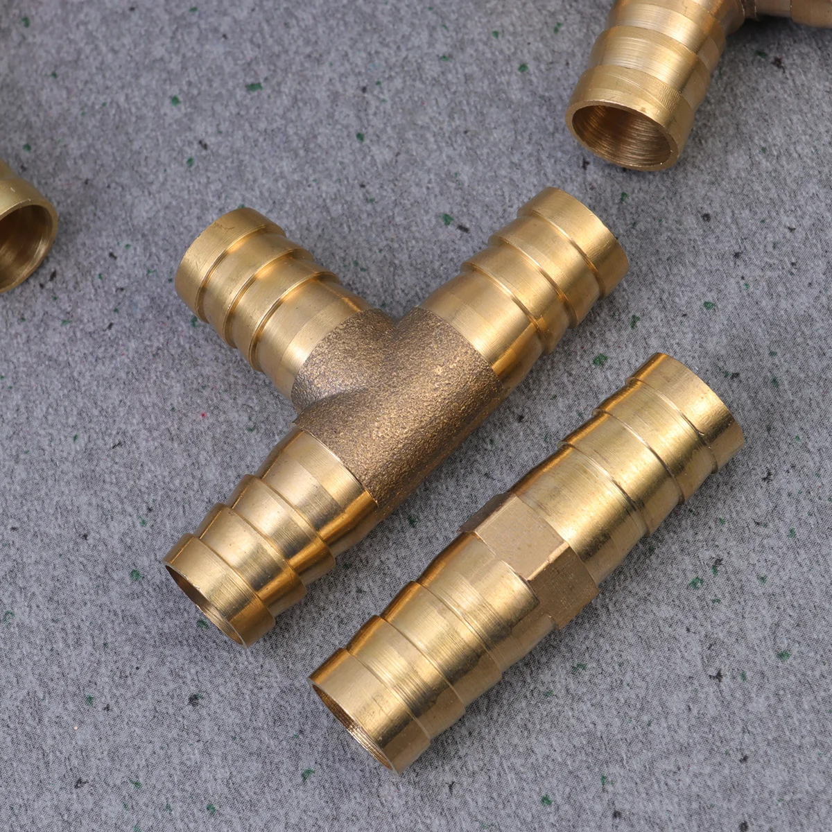 12 قطعة مجموعة موصلات النحاس 12 مللي متر Pex تركيبات للمياه أنبوب الغاز اتصال معبد مشترك تجعيد حلقة متوافق Pex موصل #2