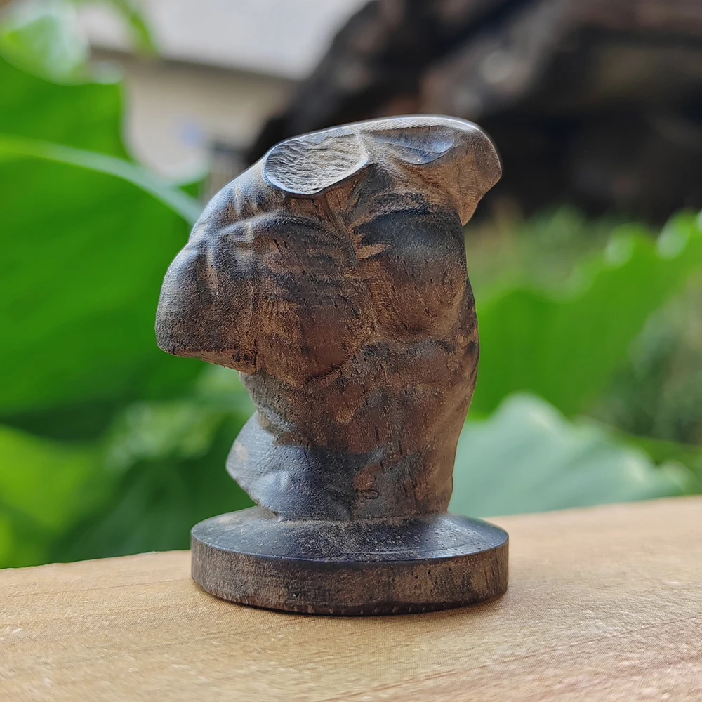 Hand-Carved Wooden Centaur Torso Figurine, Classic Theme, Suitable for Creative Desktop Decorations, Halloween Decorations, Living Room, Housewarming Gifts, Birthday Gifts, Home Decor, Back-To-School Season Gifts