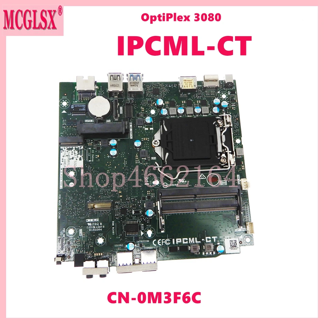 IPCML-CT  Mainboard For DELL OptiPlex 3080 All-In-On Motherboard CN-0M3F6C 100% Tested Fully Work OK