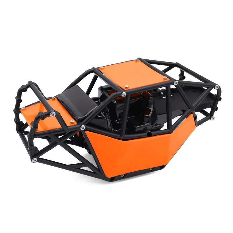 Quadro de gaiola para tubo de carro de plástico, para carro crawler 1/10 rc axial scx10 traxxas trx4 defender bronco, acessórios da moda diy