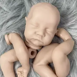 17 Inch Kit Levi Sleeping Reborn Baby Doll Kit Vinyl Baby Molds Blank Unpainted Unassembled Kit Handmade DIY Toy For Girls LOL
