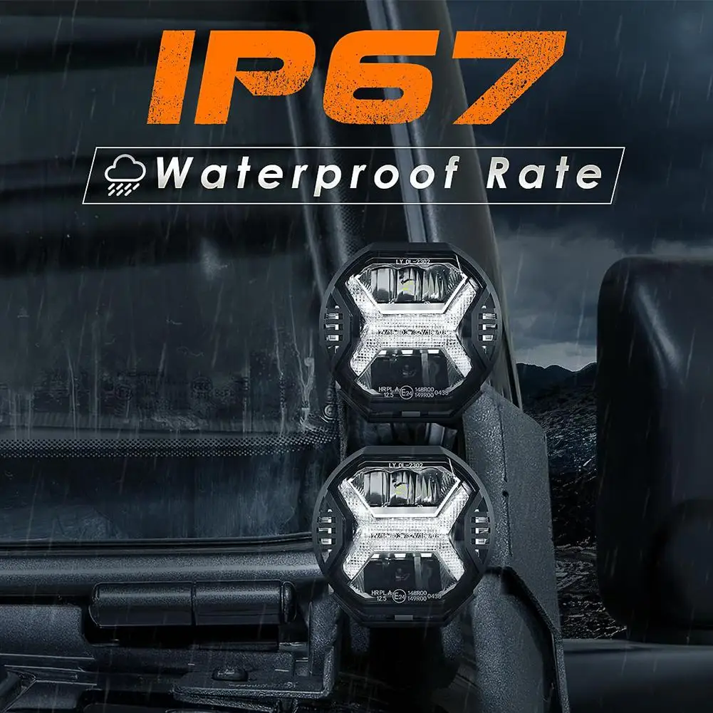 

9-32v Car Led Work Light Bar 12v Amber DRL Driving Light Spotlight For Jeep Offroad Boat Tractor Truck 4x4 SUV ATV Headligh U1D9