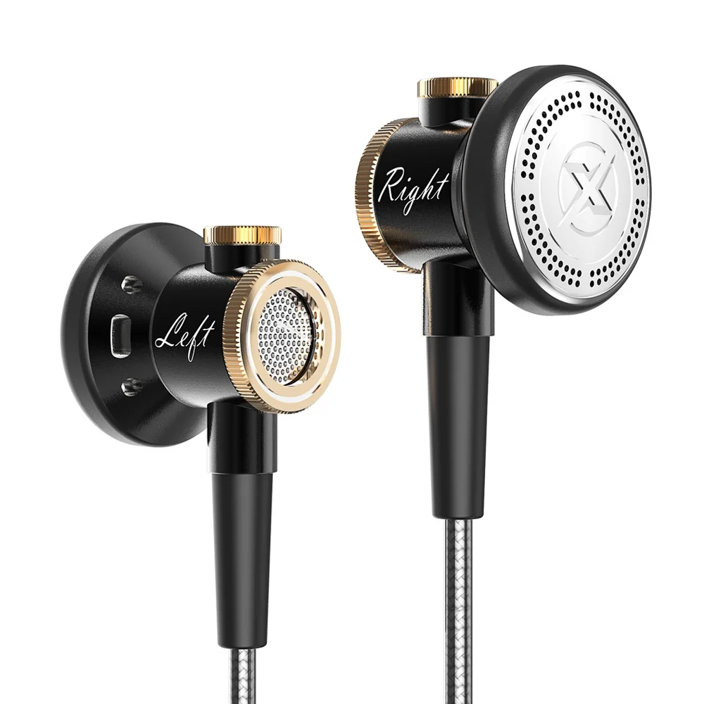 

WJLYP D08 Flat Head HiFi Metal Earphone Heavy Bass Music Headset Universal 3.5mm Earbuds Sports Running Headphone with Mic