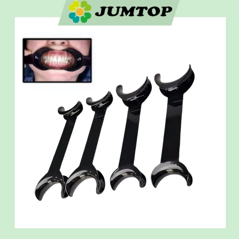 

4PCS Dental T-Shape Mouth Opener - Double Head Retractor for Orthodontic/Clinic Use