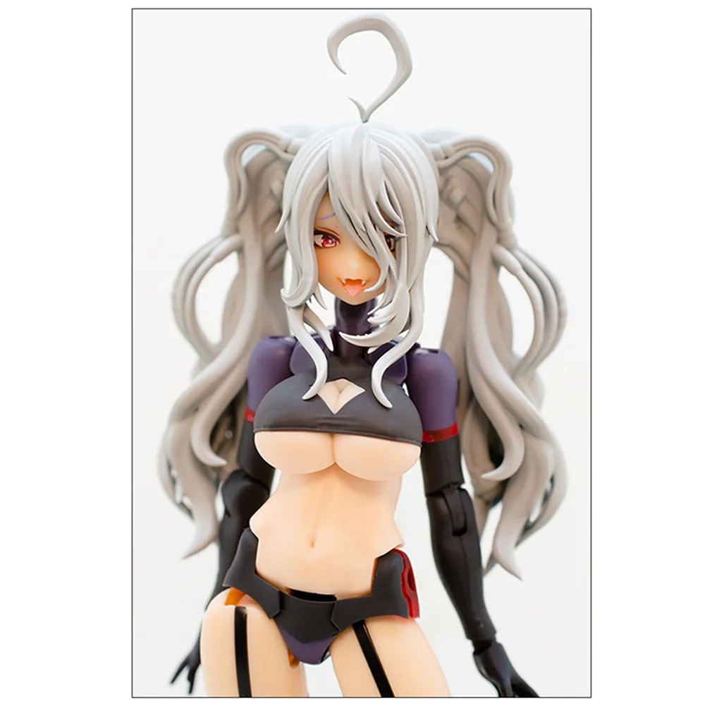 SH FS16 Machine Girl Goddess Device Double Ponytail Big Wavy Hair Style Resin GK Accessories Model