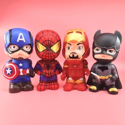 Tirelire super-héros Spiderman pour enfants, jouets cadeaux d'anniversaire pour garçons, pièces en papier, banque sûre, dessin animé, tirelire, grande économie