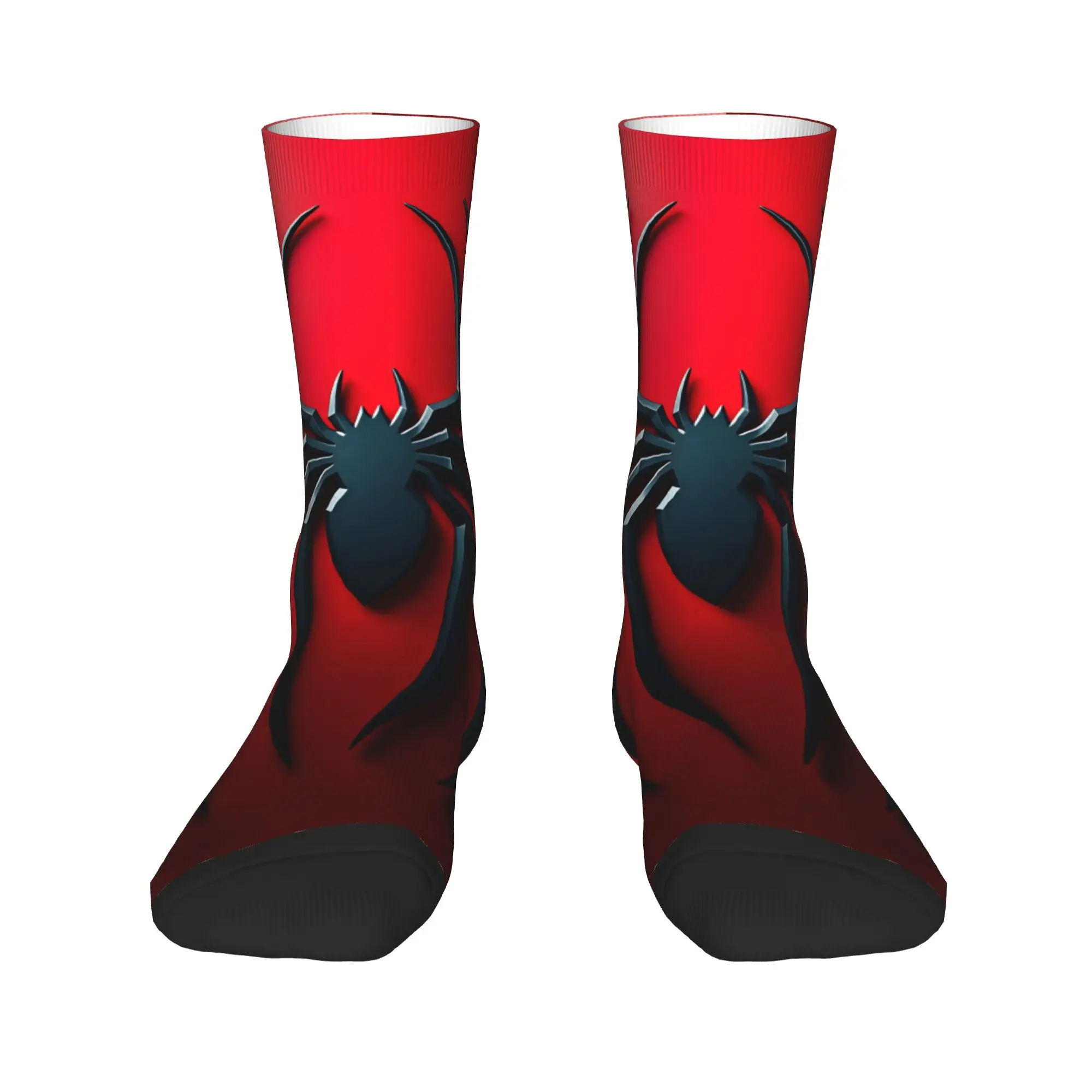 Red Spider Socks  Design Stockings Non Slip Men's Socks Comfortable Autumn Fashion Outdoor Sports Socks