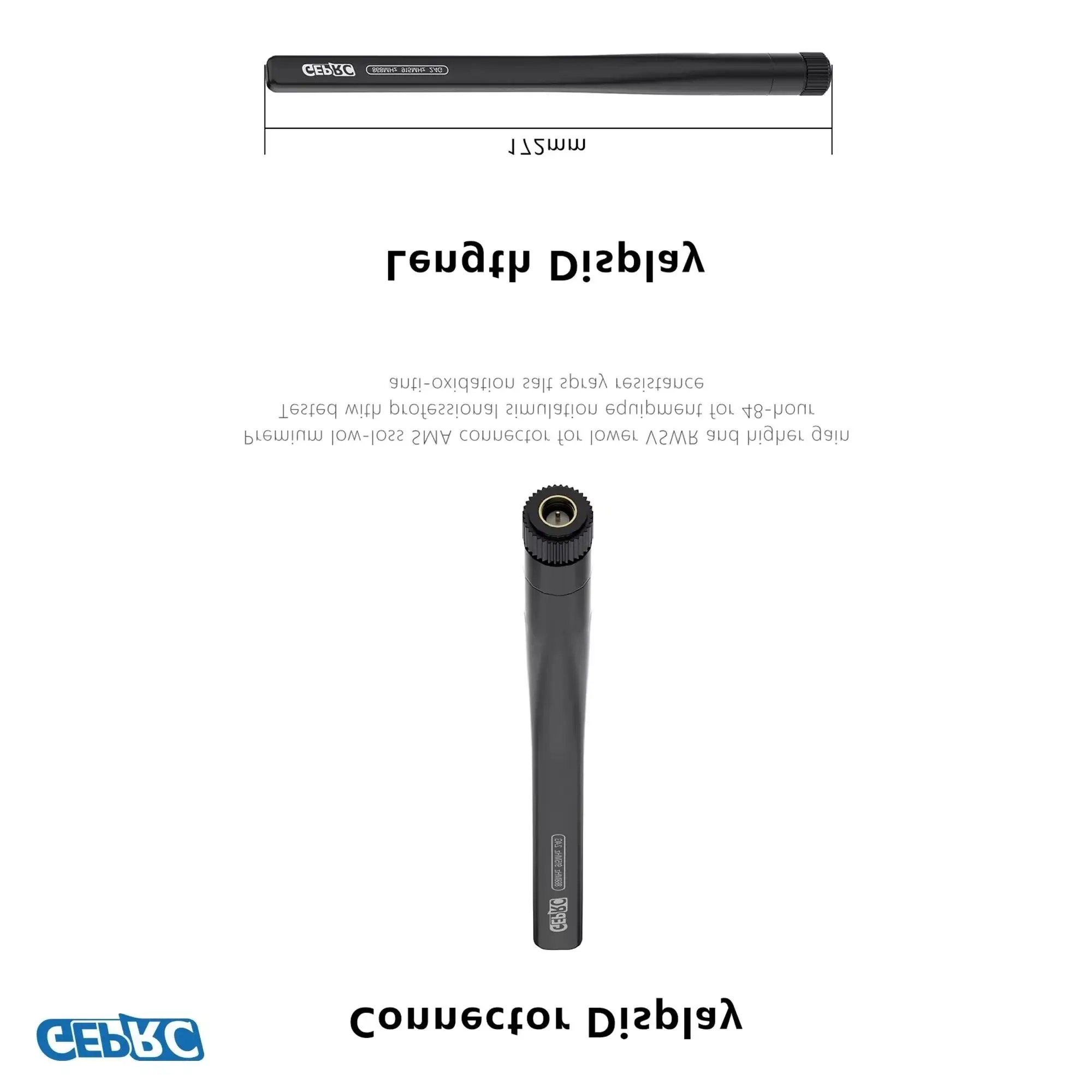 GEPRC 868MHz 915MHz 2.4G Tri-Band Stick Antenna 2.4GHz High Frequency Long Range FPV DIY Quadcopter Freestyle Drone RC Parts