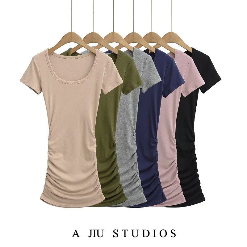 

Pure Desire Sexy U-Ne ort Sve Dr Женская летняя плиссированная талия, утягивающая эластичная облегающая юбка