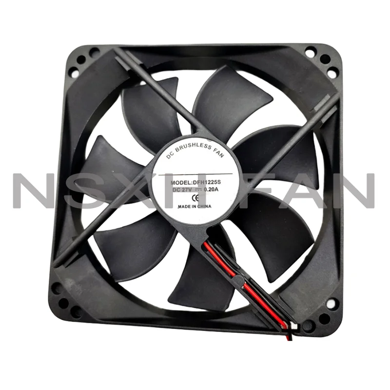 DFH1225S 12025 27V 0.20A 12CM CM 2WIRES COOLING FAN