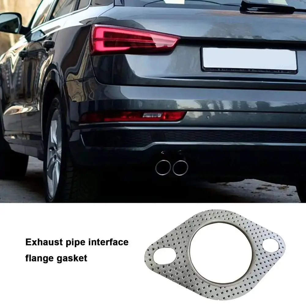 

Heavy Duty Car Exhaust Gasket Set High Temperature Resistance Wear-resistant Catalytic Converter Gasket Anti-rust with Bolts