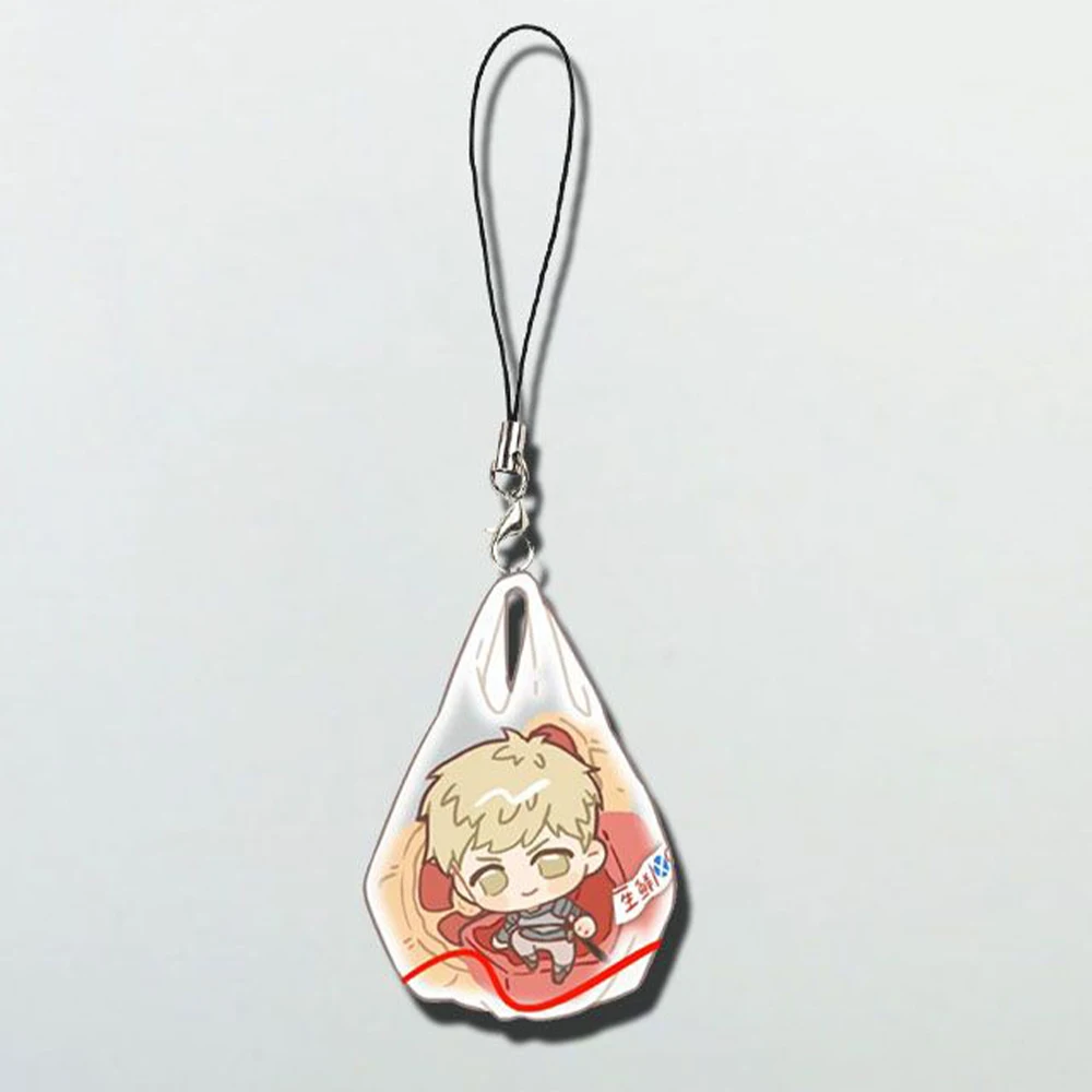 Anime Delicious in Dungeon Marcille Laios Senshi Chilchack Cosplay Keychain Acrylic Phone Chain Bag Pendant Xmas Accessories