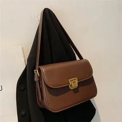 Fashion Leather Shoulder Crossbody Bags for Women 2024 Luxury Designer High Quality Purse and Handbags Ladies Messenger Bag Sac