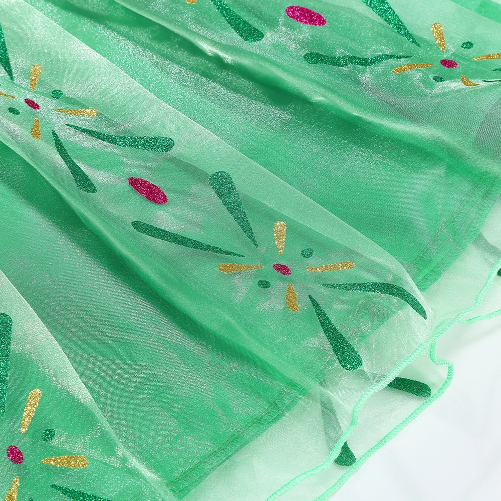 Mädchen Cosplay Anna Kostüm Vestidos Königin Prinzessin Kleid Halloween Kinder Rollenspiel Karneval Kinder Geburtstag Party Kleid – Detail 11