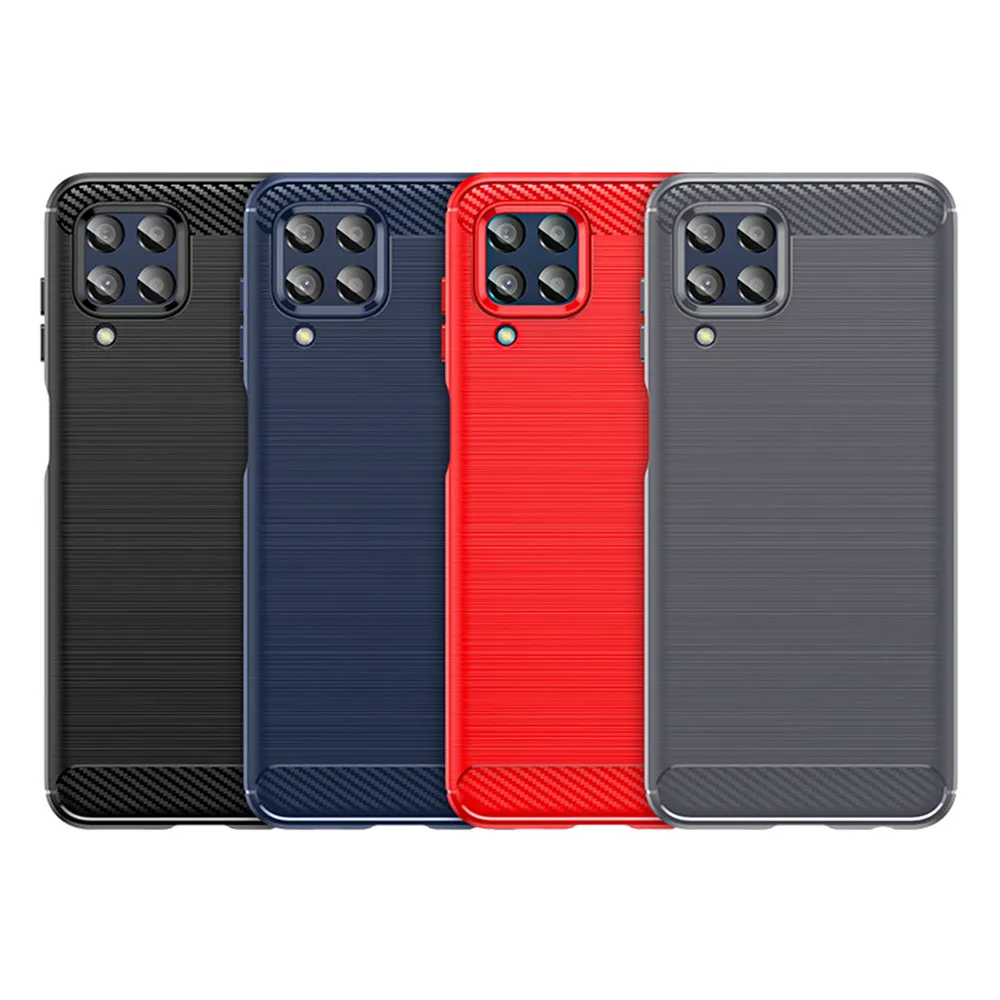 Capa macia completa do silicone para Samsung Galaxy, casos luxuosos do telefone, M33, 5G