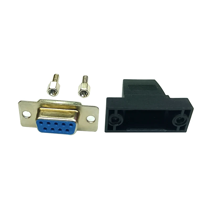 

DSUB 9 DB 9 PIN Solder Pressed Cable Connector Serial Pinhole Socket