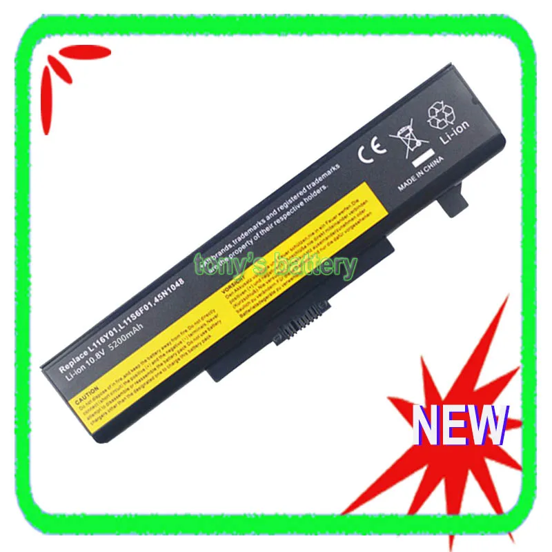 Laptop Battery for Lenovo IdeaPad Y480 Y480P Y480M Y580A Y580N Z380 Z480 Z485 G480 G485 G580A G585 G700 G710 L11S6Y01 L11S6F01