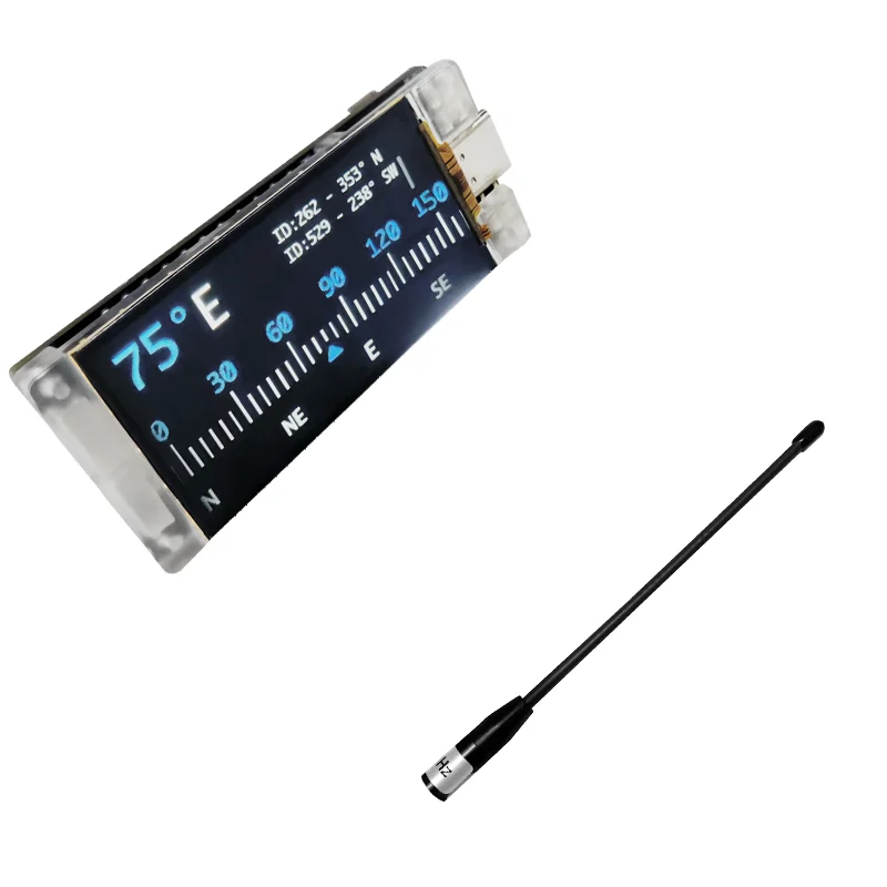 Heltec Vision Master T190 con antena de látigo GT-800 de bajo consumo de energía compatible con Arduino y Mashtastic Wi Fi HaLow