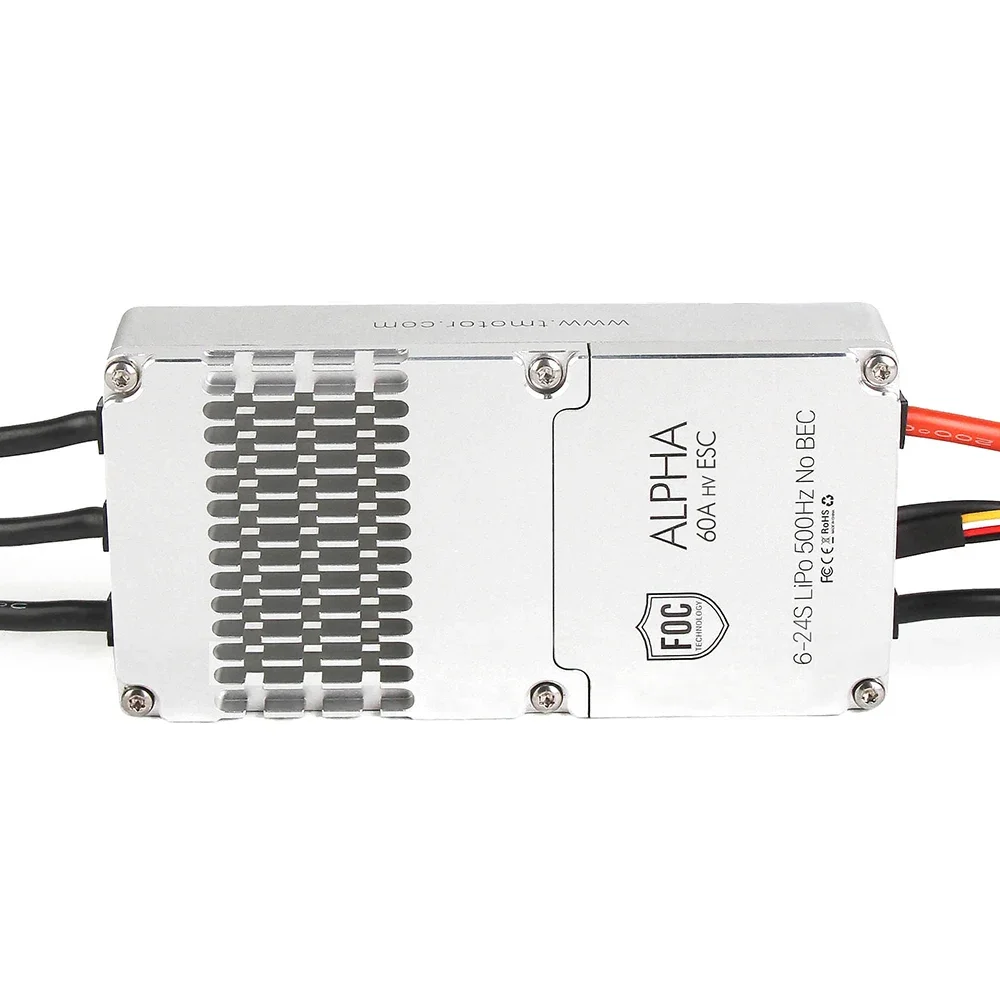 

T-motor ALPHA 60A 24S FOC ESC Electronic Speed Control For Multirotor U12II KV60 U13II KV65 Brushless Motor