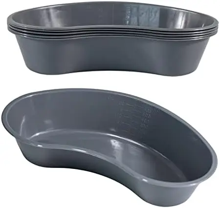 

Многоразовые миски для рвоты Vakly Graduated объемом 700 мл (набор из 5 штук) – многоразовые миски в форме почки для медицинского, стоматологического и орального использования