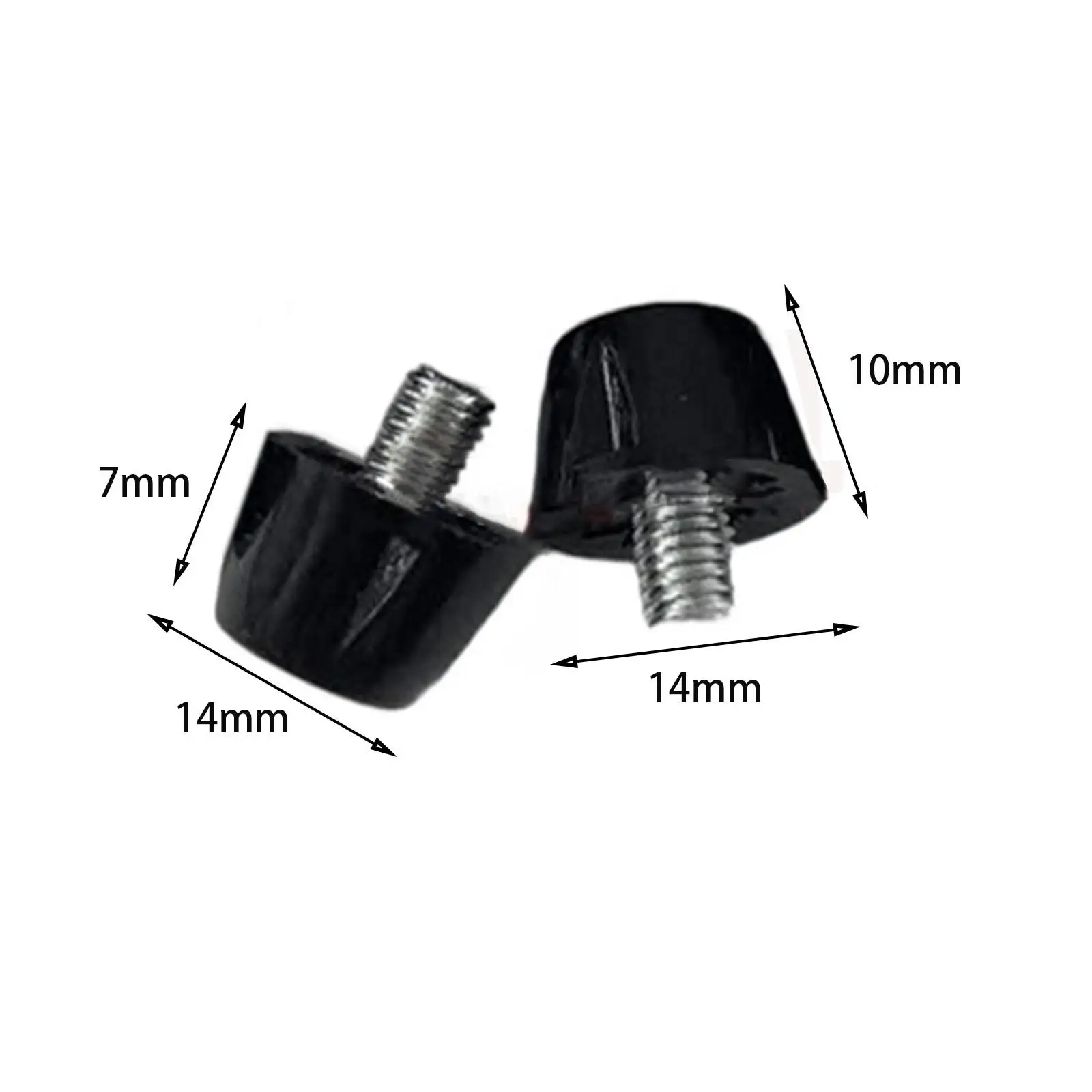 

12Pcs Football Shoe Spikes Portable Thread Screw 5mm Dia Replacement Spikes