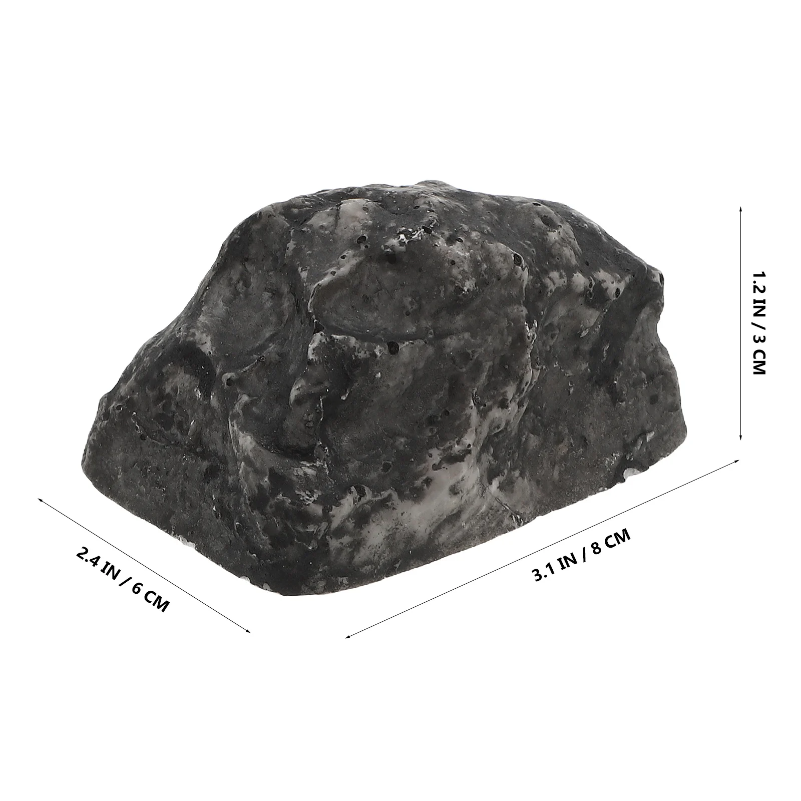 2pcs Stone Key Box Resin Hidden Outdoor Waterproof Storage Case For House Keys Garden Yard Decorative Security Holder