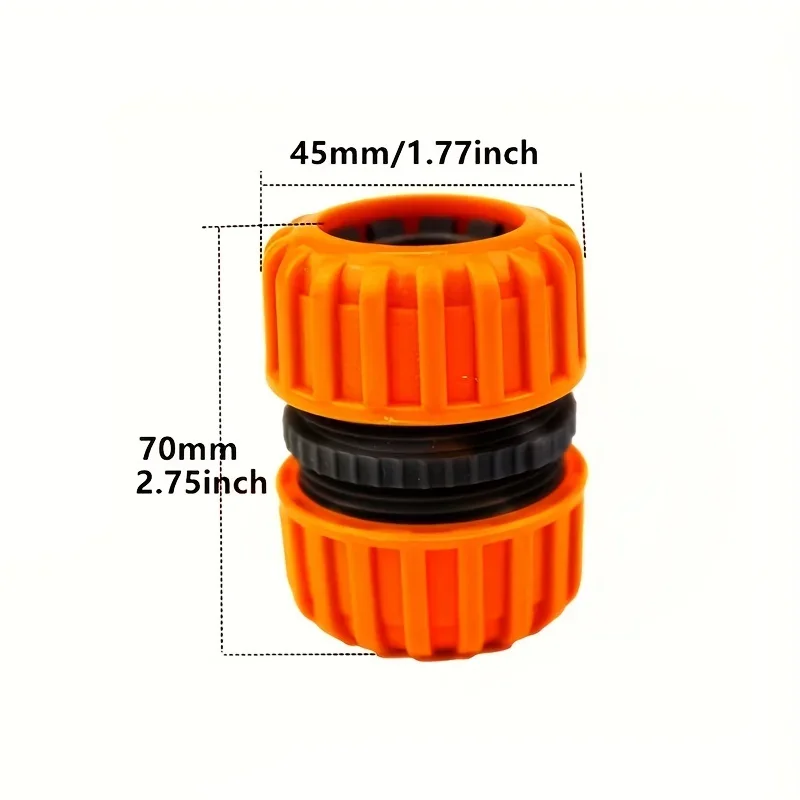 Соединитель для садового шланга 1/2 дюйма, 3/4 дюйма, 1 дюйм, стандартный разъем для остановки воды, 12 мм, 19 мм, 25 мм, соединительное орошение