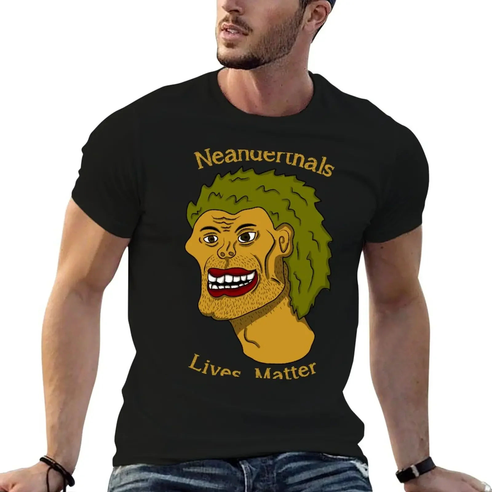 Neanderthals Lives Matter T-Shirt customizeds graphic t shirts designer shirts compression shirt men