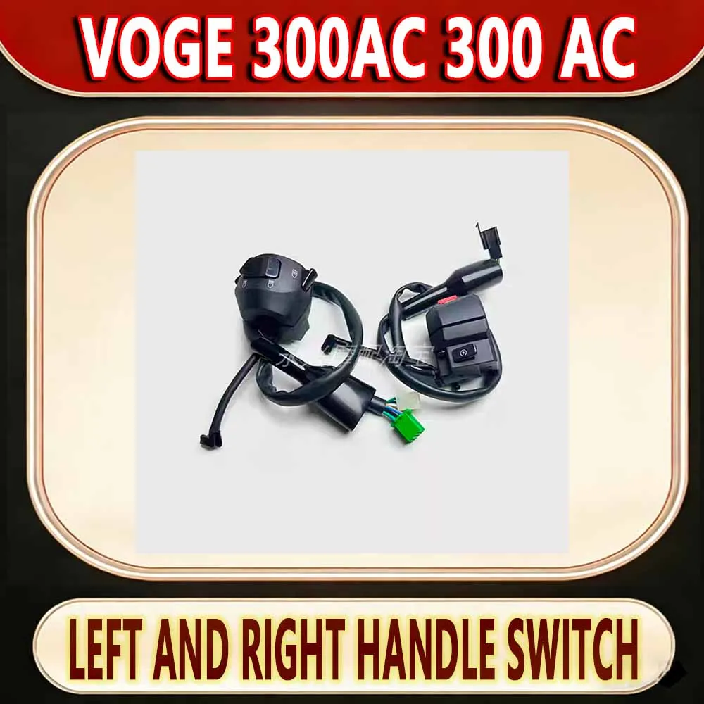 Interruptor de Manillar Izquierdo y Derecho para VOGE 300AC 300 AC, Interruptor de Manillar Retro Izquierdo y Derecho
