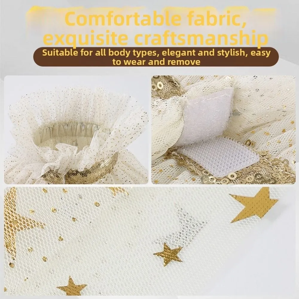 Novas lantejoulas meninas princesa capa malha bonito crianças traje manto doce cosplay elegante vestido capa festa de carnaval