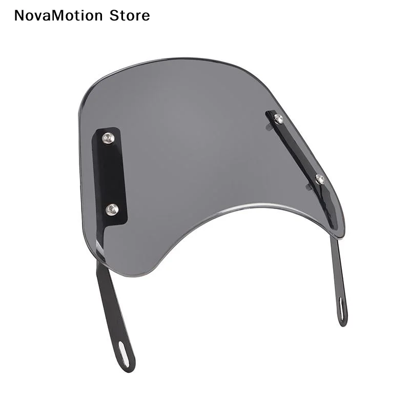 [NM]Motorcycle Headlight Windshield Wind Deflector Windscreen Universal For The Most Models[NM]
