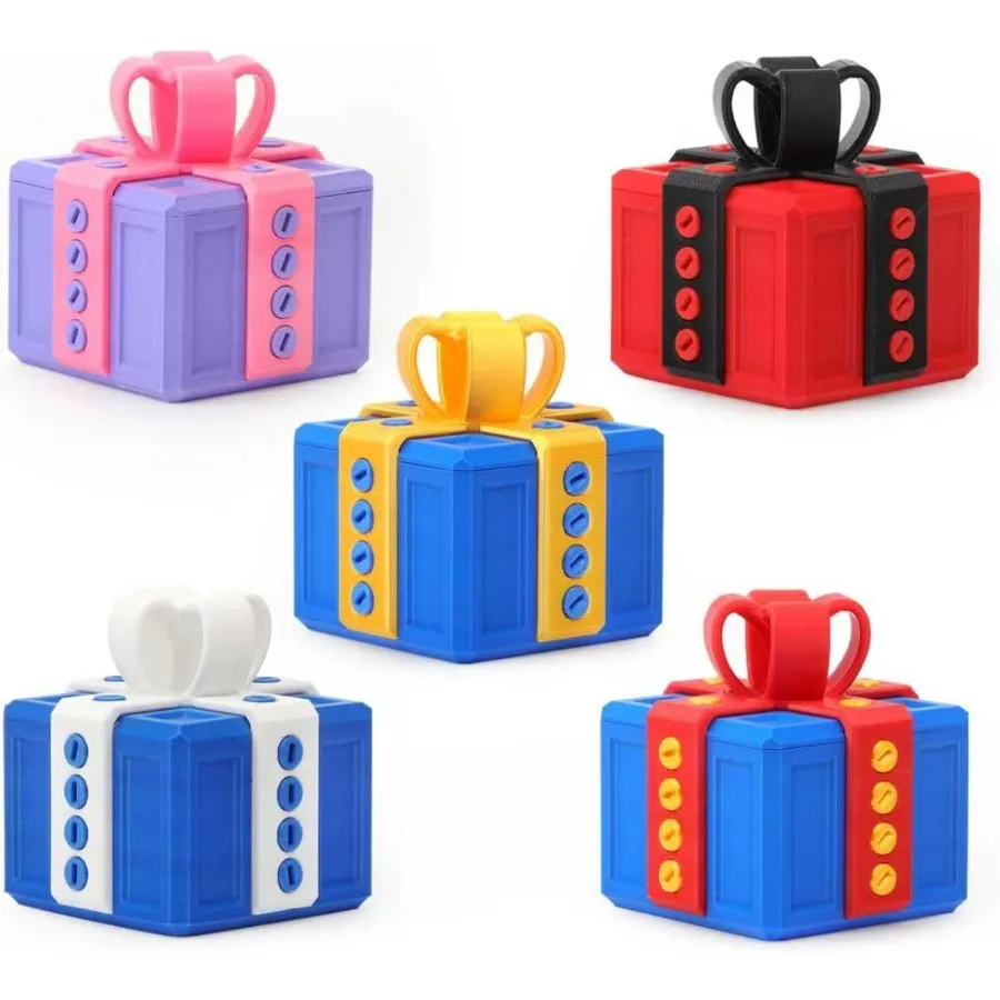 

annoying Kids Рождественские подарки забавный подарок бык для денег и открыток старше. Большой кляп-жарка с винтами. 5 зубов