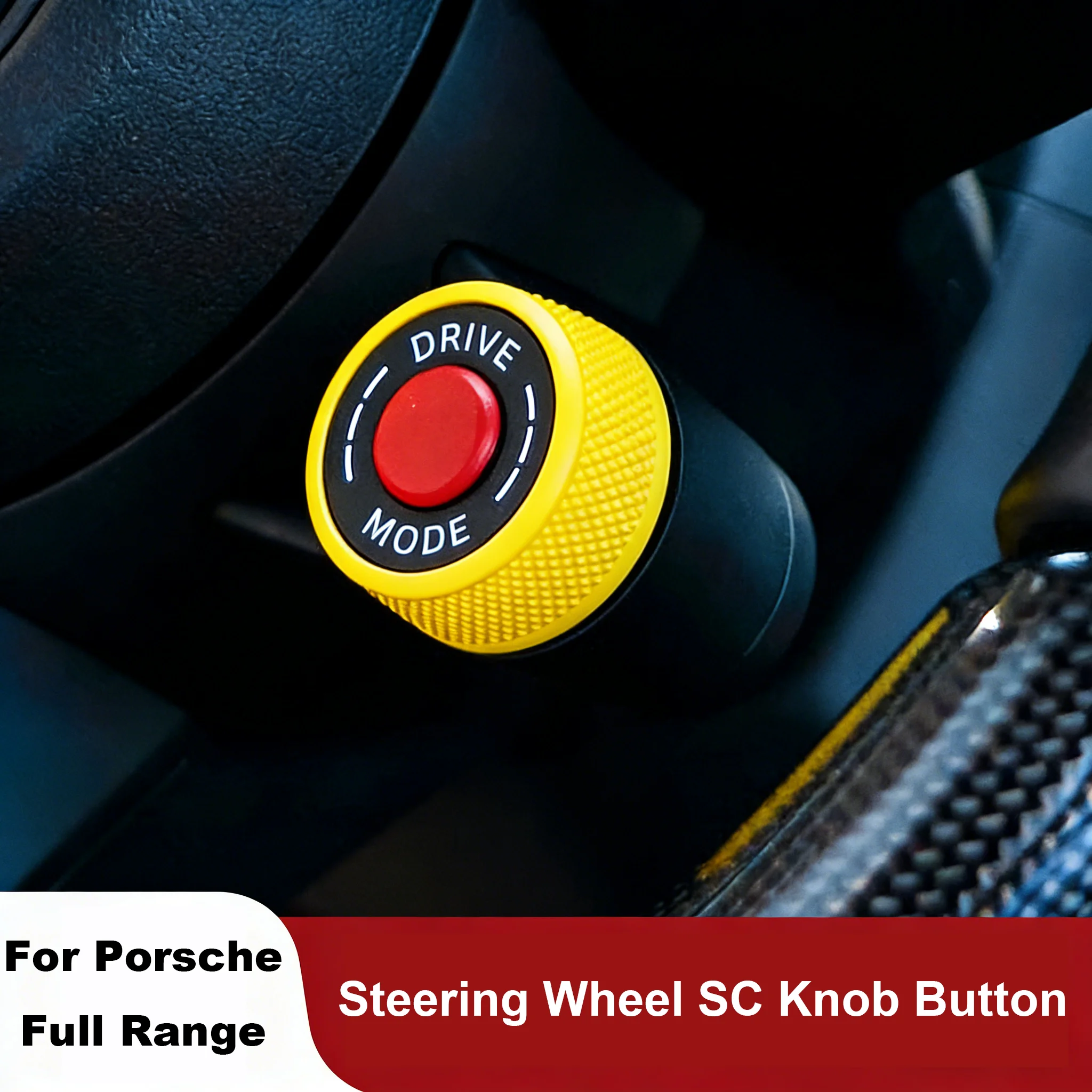 Sport Chrono Steering Wheel Button For Porsche Cayenne/Panamera Macan/911 718/Taycan 2017-2025 SC Mode Switch Kit Plug Play - view 2